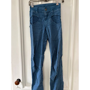 Women's E9 Blue ONDA FLAX Climbing Pants XS